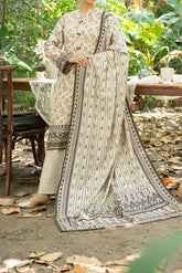 NUW3089 Digital Printed Khaddar Suit - 3 Piece